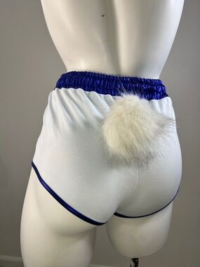 Forplay Lola Bunny Squad White Shorts with Bunny Tail S/M